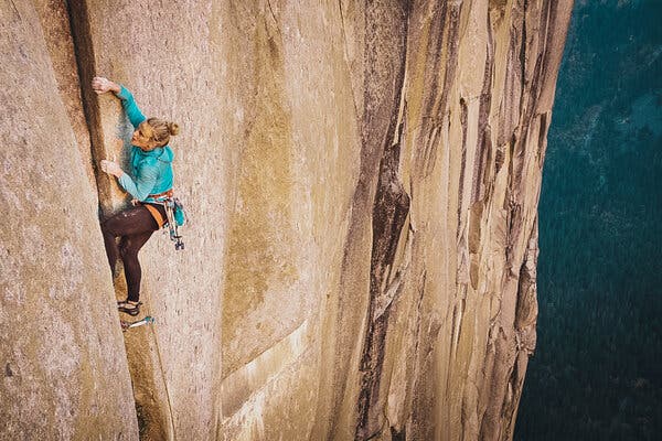 rock climbing